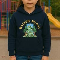 Raised Rural Outdoorsy Kids Hoodie thumb 3