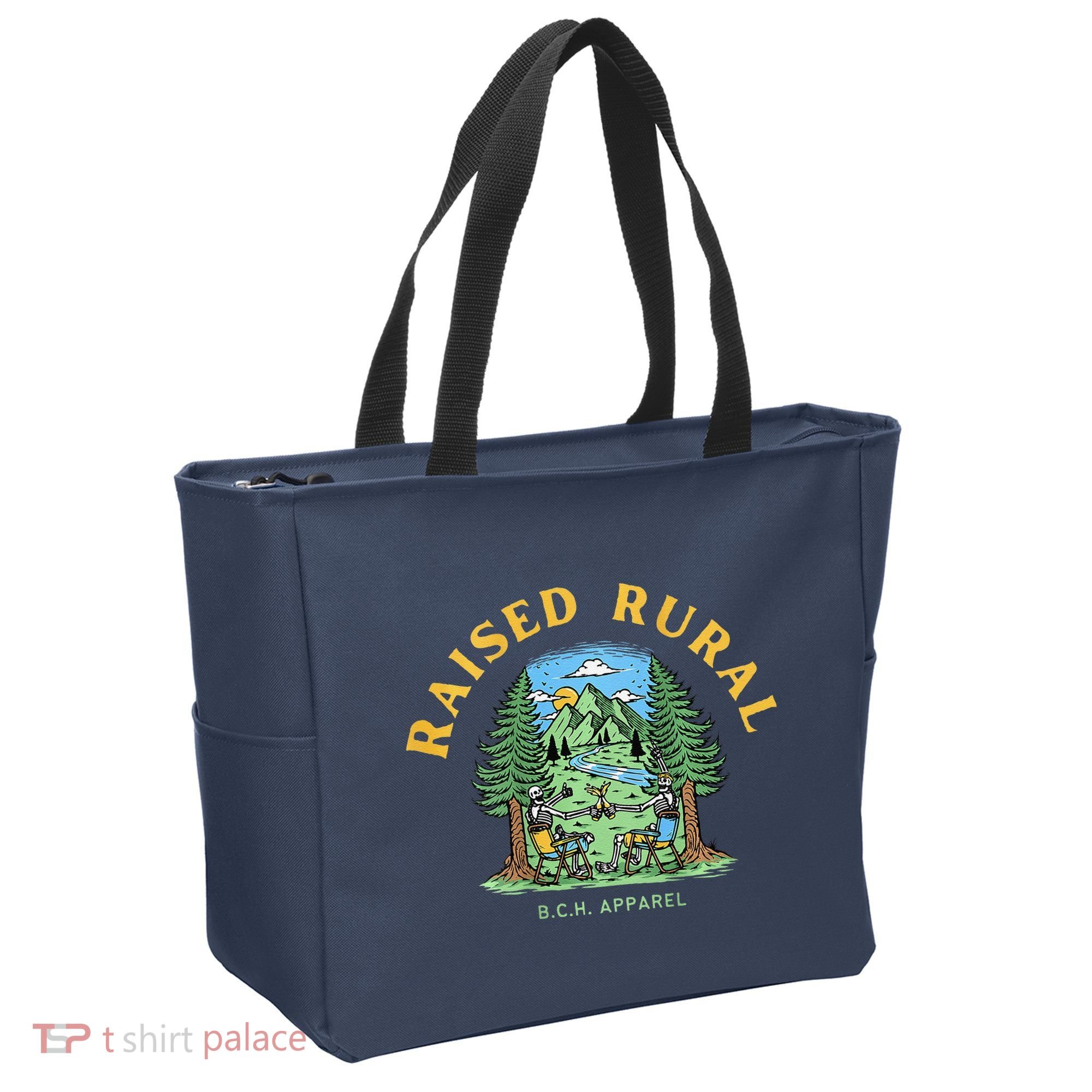 Raised Rural Outdoorsy Tote Bag