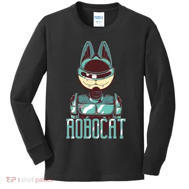 Robocat Kids Long Sleeve Shirt