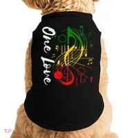 Reggae Rastafari One Pride Love Doggie Tank thumb 0