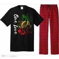Reggae Rastafari One Pride Love Pajama Set thumb 0