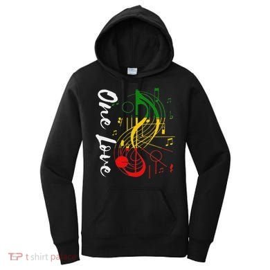 Reggae Rastafari One Pride Love Women's Hoodie
