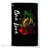 Reggae Rastafari One Pride Love Golf Towel thumb 0