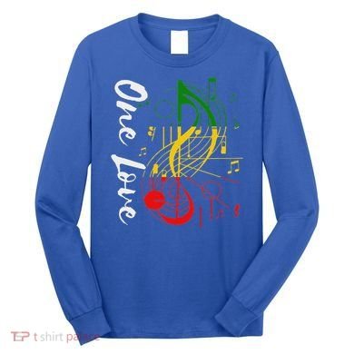 Reggae Rastafari One Pride Love Long Sleeve Shirt