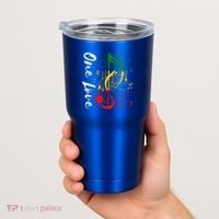 Reggae Rastafari One Pride Love Tumbler thumb 2