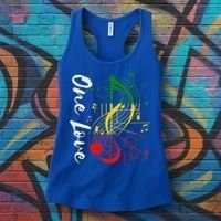 Reggae Rastafari One Pride Love Women's Tank Top thumb 3