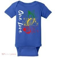Reggae Rastafari One Pride Love Baby Bodysuit thumb 0