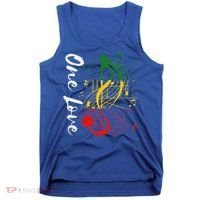Reggae Rastafari One Pride Love Tank Top thumb 0