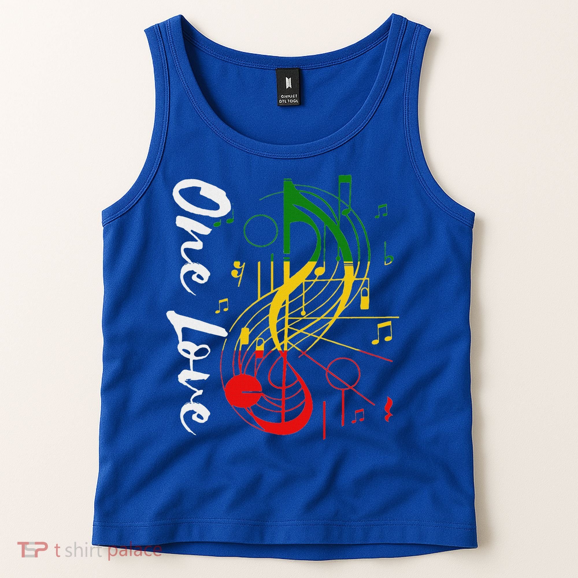 Reggae Rastafari One Pride Love Tank Top