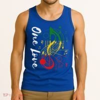 Reggae Rastafari One Pride Love Tank Top thumb 3