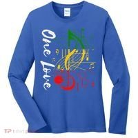 Reggae Rastafari One Pride Love Women's Long Sleeve Shirt thumb 0