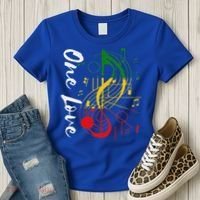 Reggae Rastafari One Pride Love Women's T-Shirt thumb 3