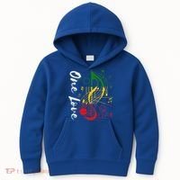 Reggae Rastafari One Pride Love Kids Hoodie thumb 0
