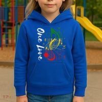 Reggae Rastafari One Pride Love Kids Hoodie thumb 3