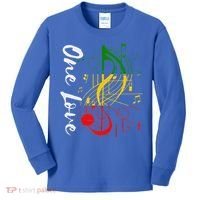 Reggae Rastafari One Pride Love Kids Long Sleeve Shirt thumb 0