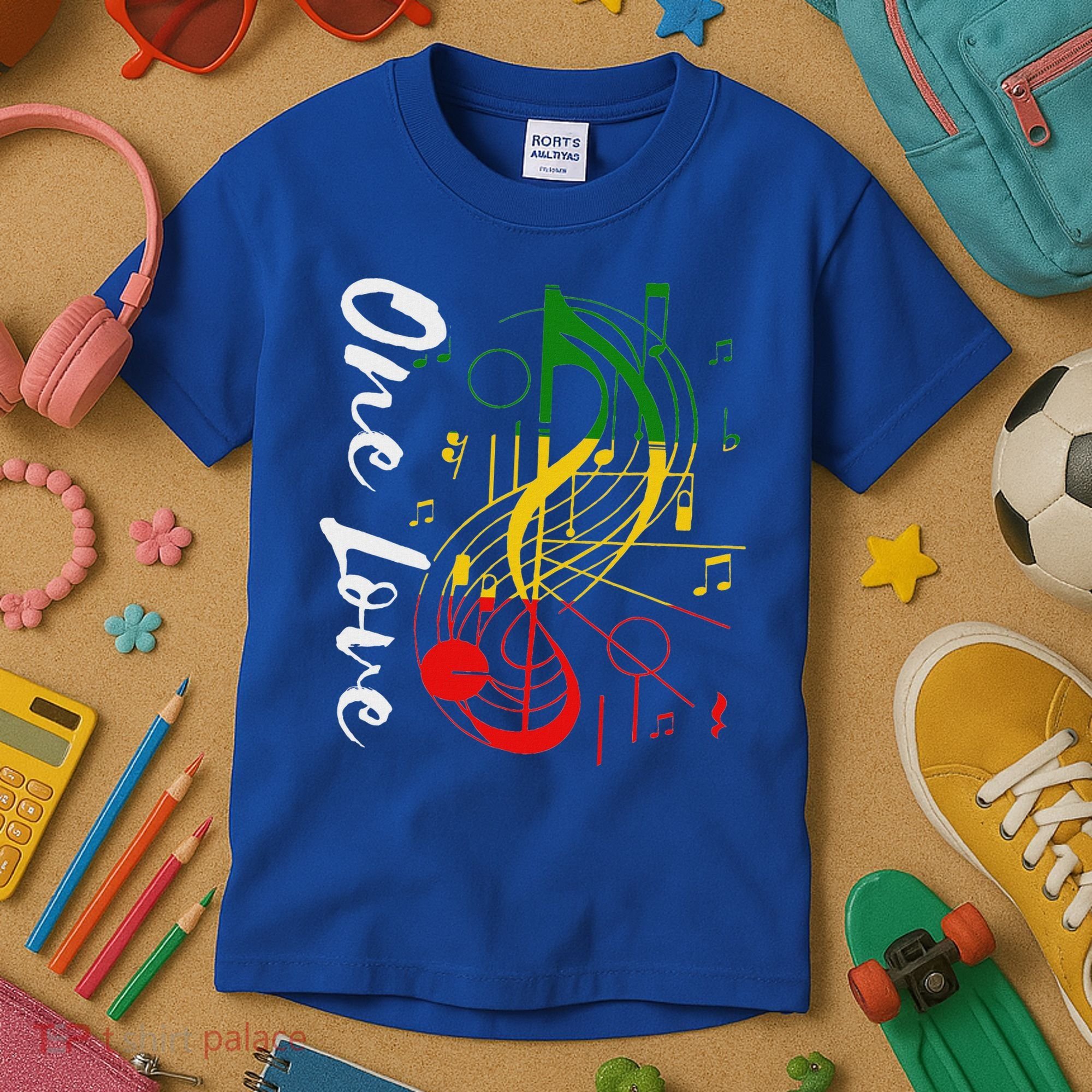 Reggae Rastafari One Pride Love Kids T-Shirt