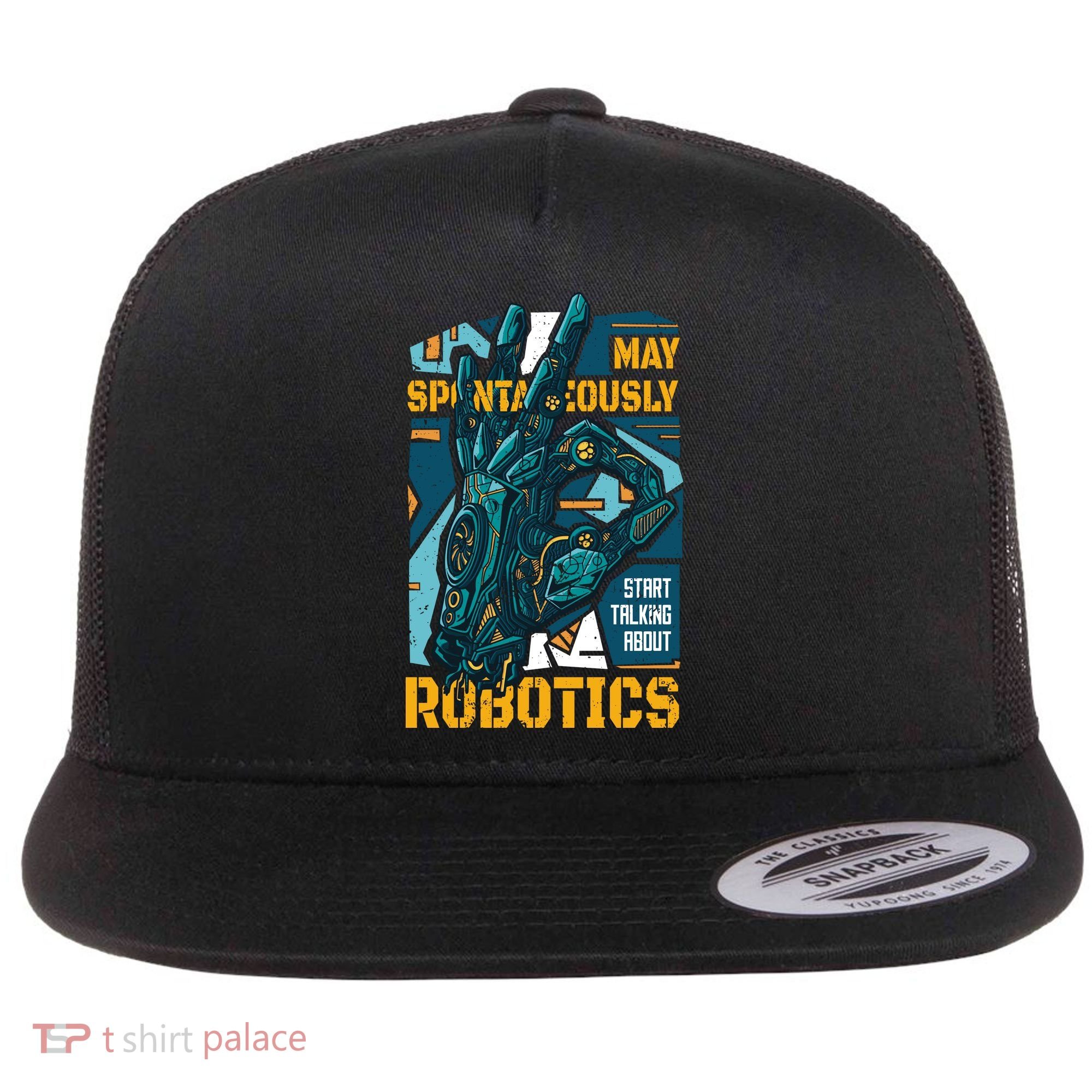 Robotics Flat Bill Trucker Hat