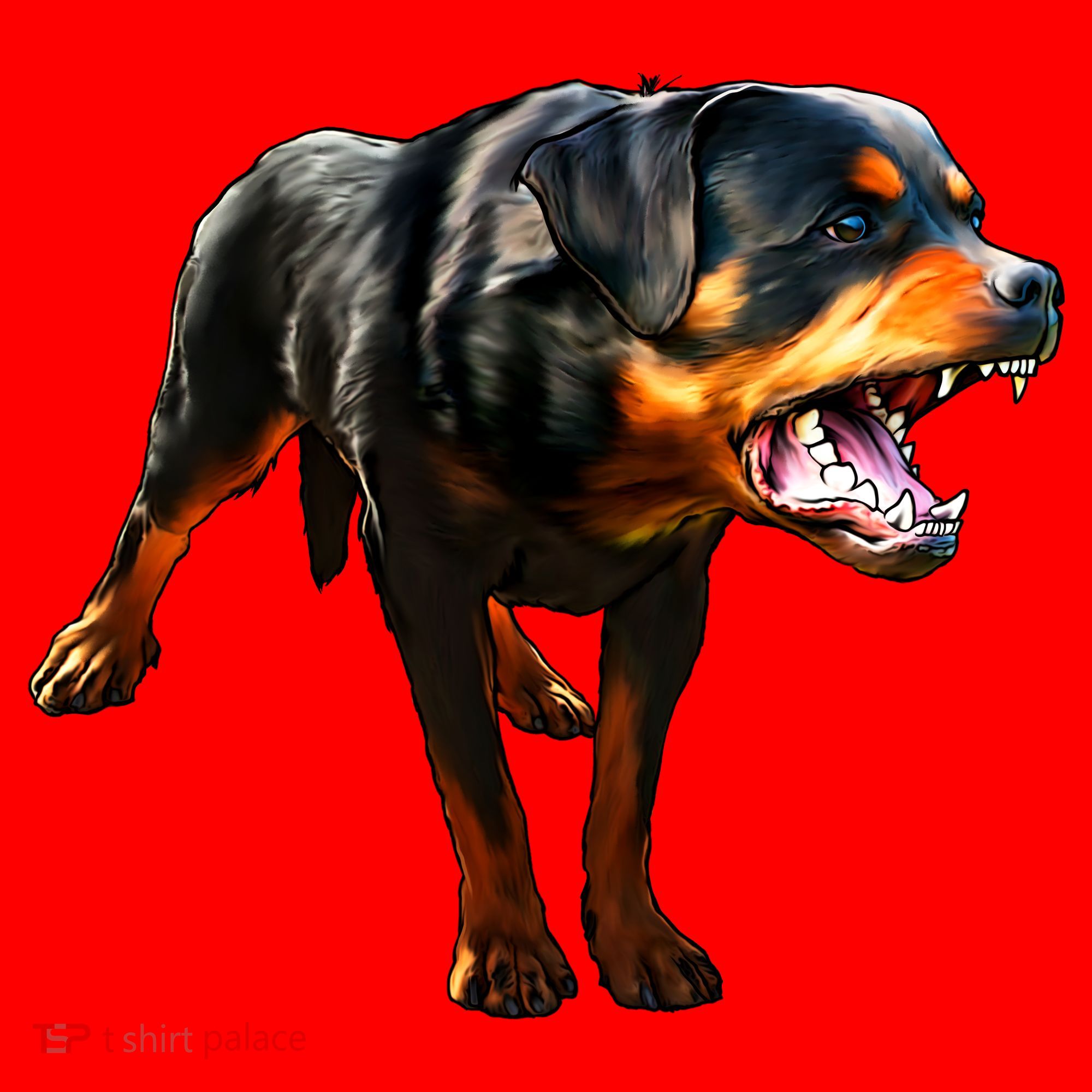 Rottweiler Santa Hat