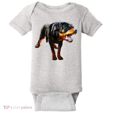 Rottweiler Baby Bodysuit