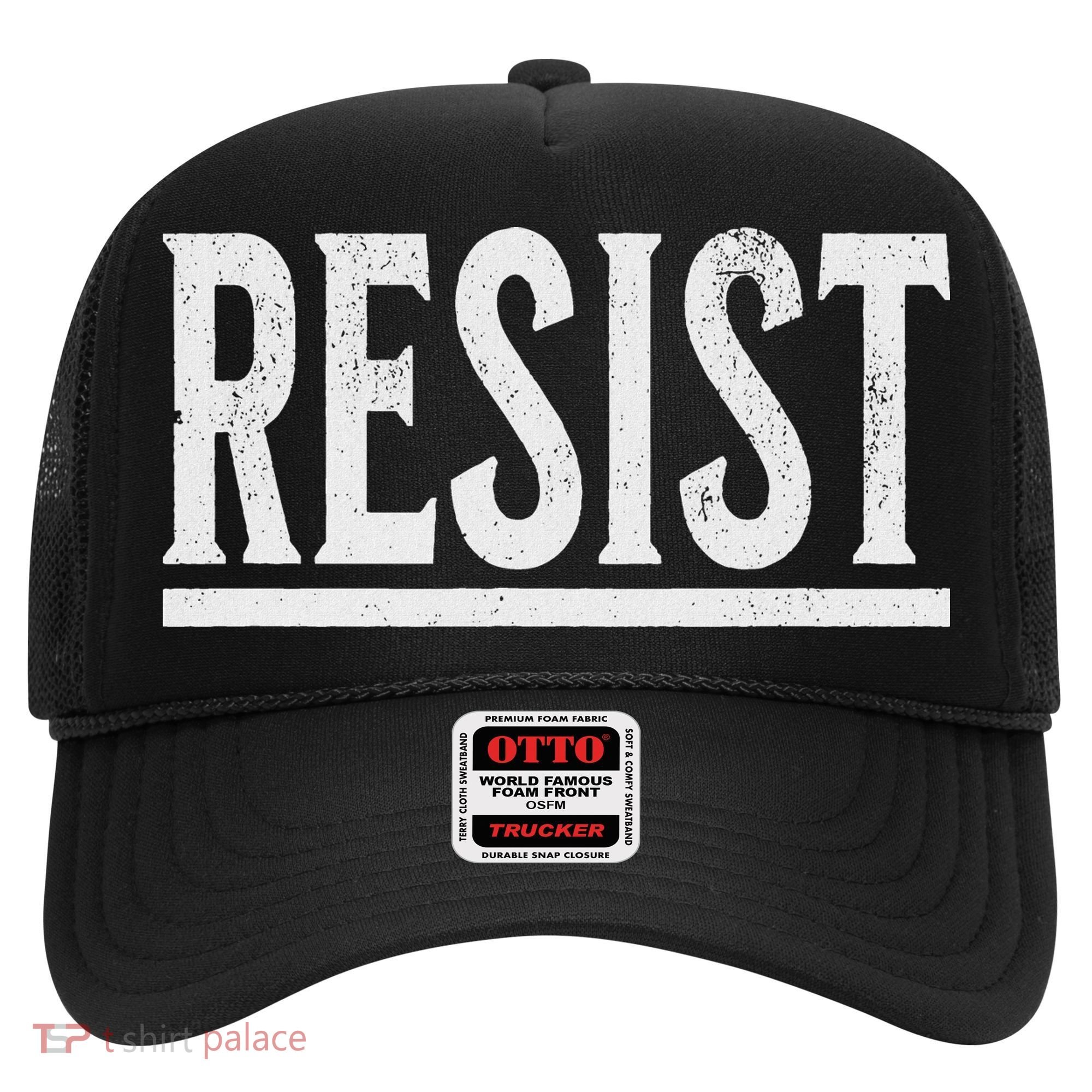 Resist Rebel Political Protest Anti Trump Hat