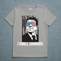 Ronald Reagan President I Smell Commies, Political Humor T-Shirt thumb 5