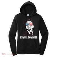 Ronald Reagan President I Smell Commies, Political Humor Women's Hoodie thumb 0