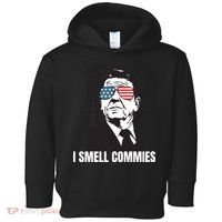 Ronald Reagan President I Smell Commies, Political Humor Toddler Hoodie thumb 0