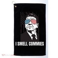 Ronald Reagan President I Smell Commies, Political Humor Golf Towel thumb 0