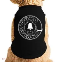 Retro Rotary Phone Dial Doggie Tank thumb 0