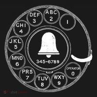 Retro Rotary Phone Dial Doggie Tank thumb 4