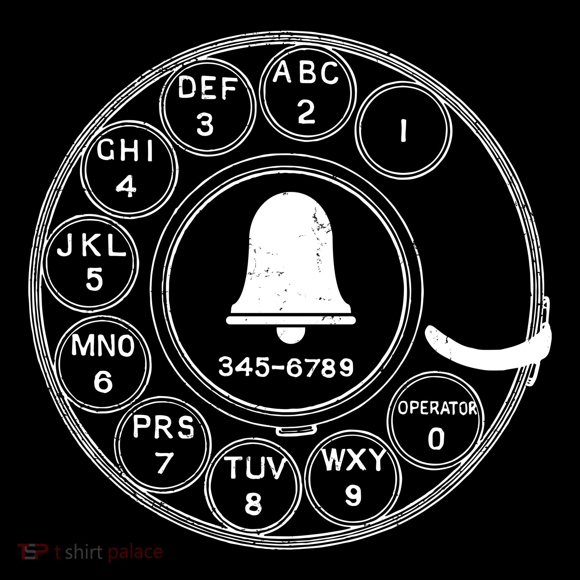 Retro Rotary Phone Dial Apron
