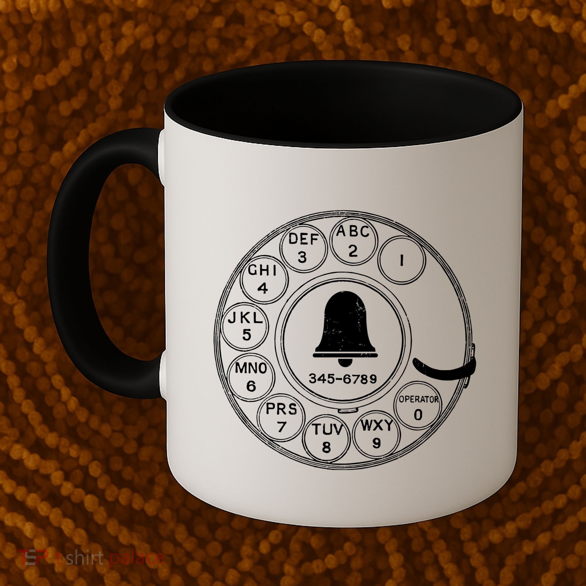 Retro Rotary Phone Dial Coffee Mug