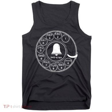 Retro Rotary Phone Dial Tank Top