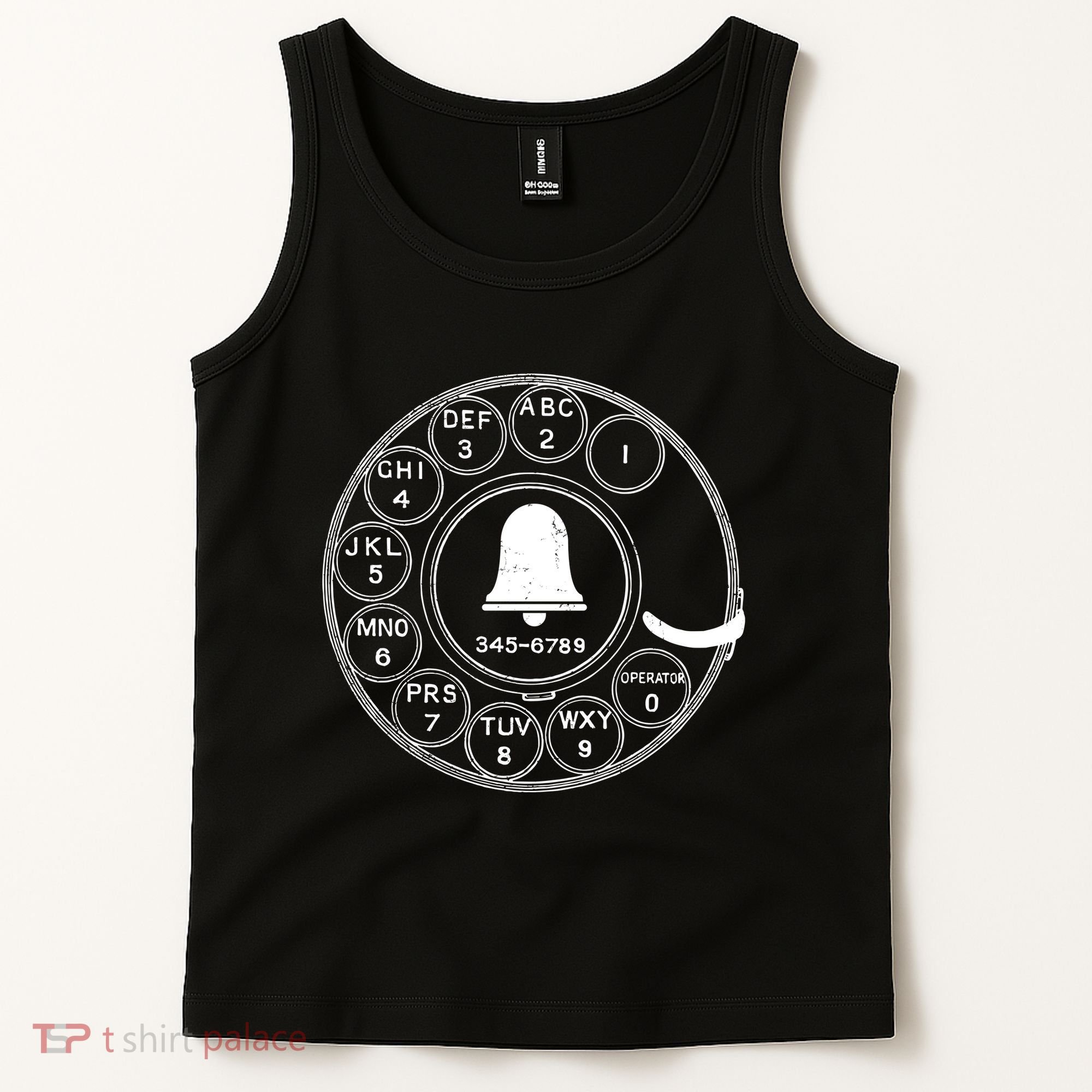 Retro Rotary Phone Dial Tank Top