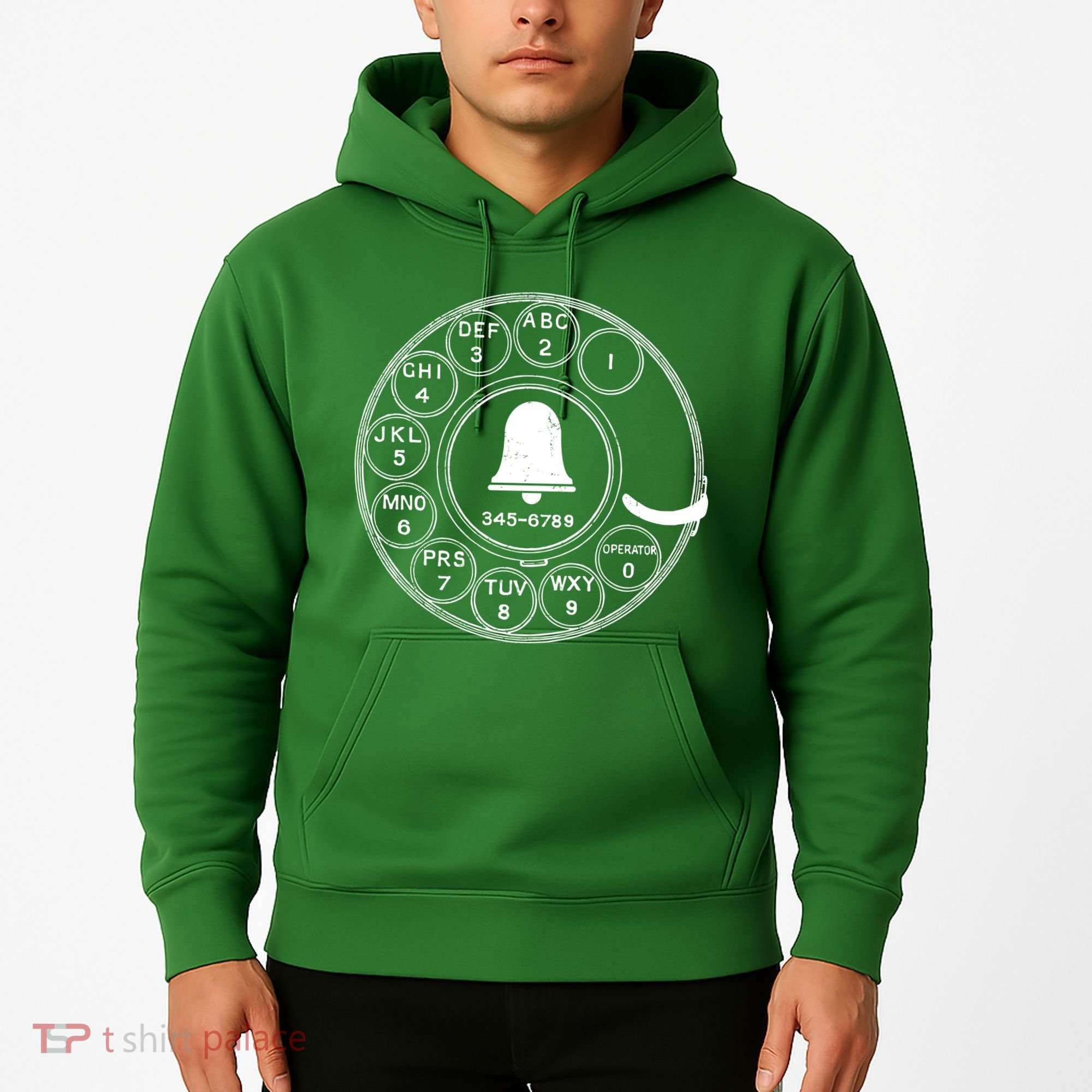 Retro Rotary Phone Dial Hoodie