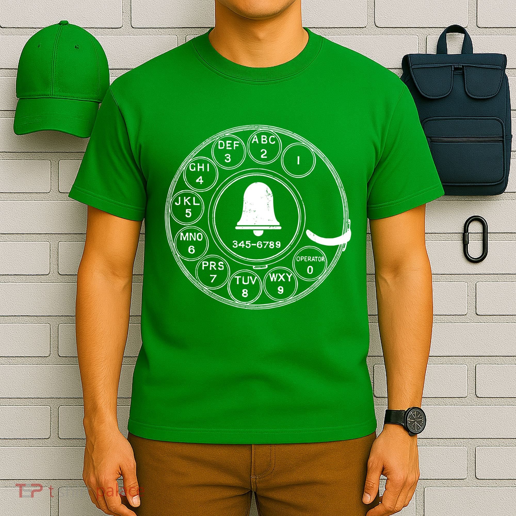 Retro Rotary Phone Dial T-Shirt