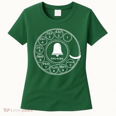 Retro Rotary Phone Dial Women's T-Shirt