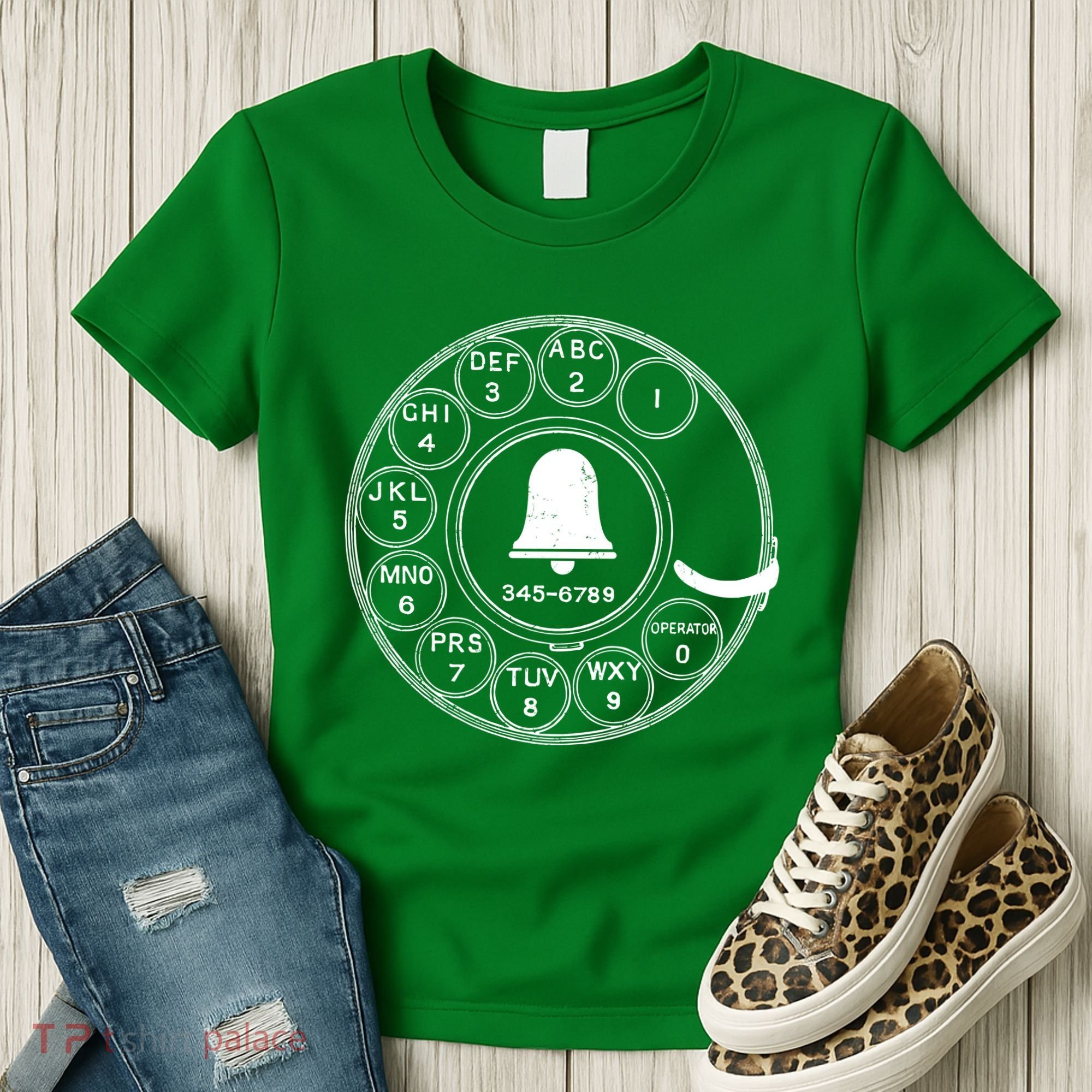 Retro Rotary Phone Dial Women's T-Shirt