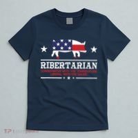 Ribertarian Ribs Pig Patriot Grilling Smoker Grill Funny BBQ T-Shirt thumb 5