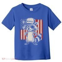 Redneck Raccoon Patriotic White Trash Party Attire Hillbilly Gift Toddler T-Shirt thumb 0