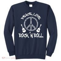 Rock'n Roll Peace Love Rock and Roll Tee Sweatshirt thumb 0