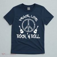 Rock'n Roll Peace Love Rock and Roll Tee T-Shirt thumb 5
