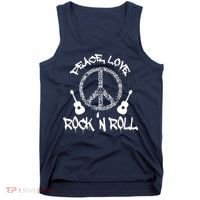 Rock'n Roll Peace Love Rock and Roll Tee Tank Top thumb 0