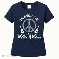 Rock'n Roll Peace Love Rock and Roll Tee Women's T-Shirt thumb 0
