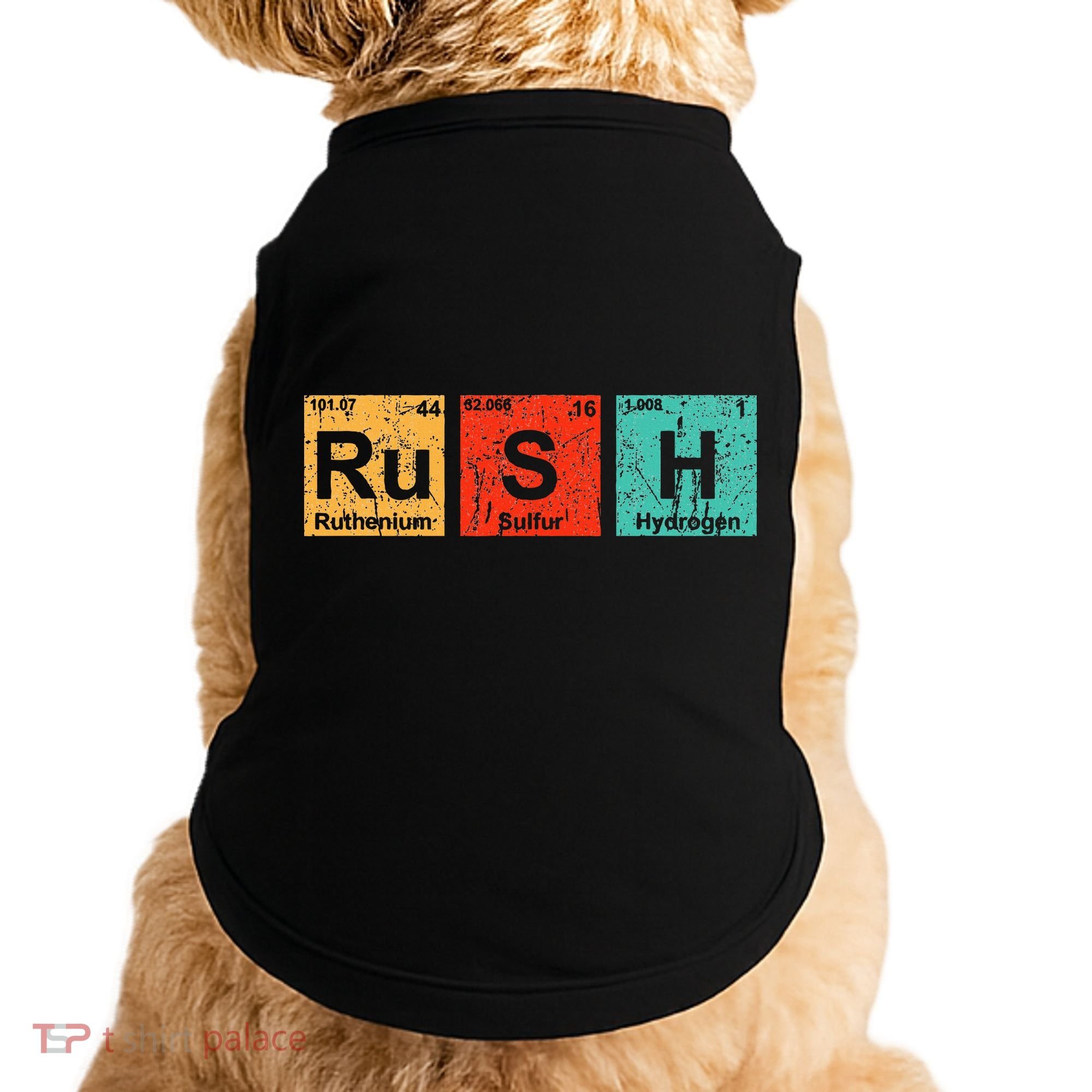 Rush (Rush) Periodic Table Elements Doggie Tank