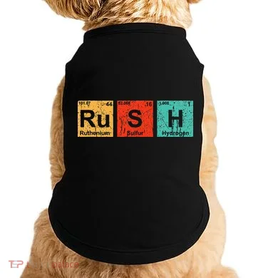 Rush (Rush) Periodic Table Elements Doggie Tank