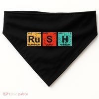 Rush (Rush) Periodic Table Elements USA-Made Doggie Bandana thumb 0