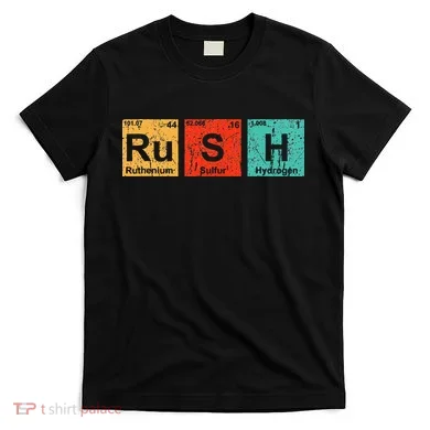 Rush (Rush) Periodic Table Elements T-Shirt