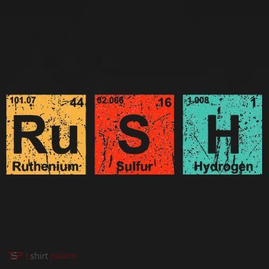 Rush (Rush) Periodic Table Elements Button