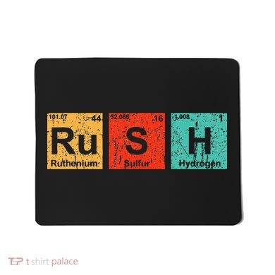 Rush (Rush) Periodic Table Elements Mousepad